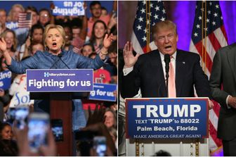 Clinton - Trump (Afp)&nbsp;