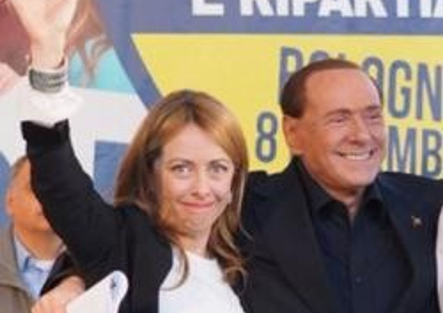 &nbsp;Giorgia Meloni Silvio Berlusconi - twitter