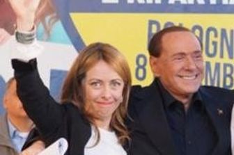 &nbsp;Giorgia Meloni Silvio Berlusconi - twitter