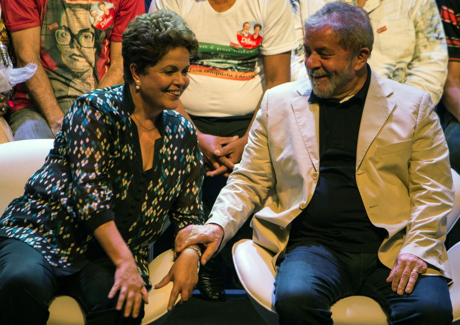 Rousseff e Lula (Afp)