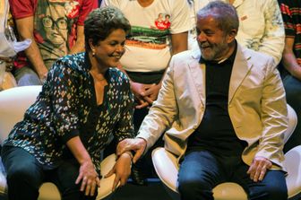 Rousseff e Lula (Afp)