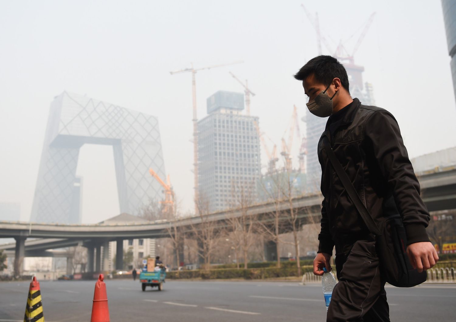 &nbsp;Pechino, Cina, inquinamento