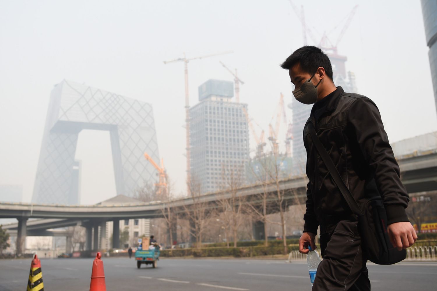 &nbsp;Pechino, Cina, inquinamento