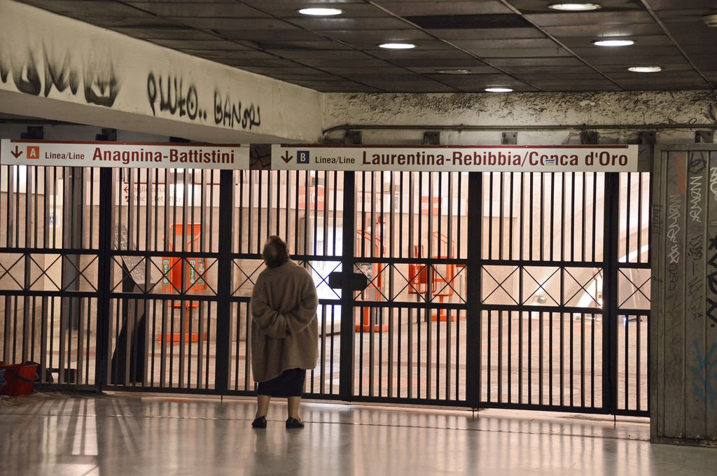 Sciopero della metro a Roma