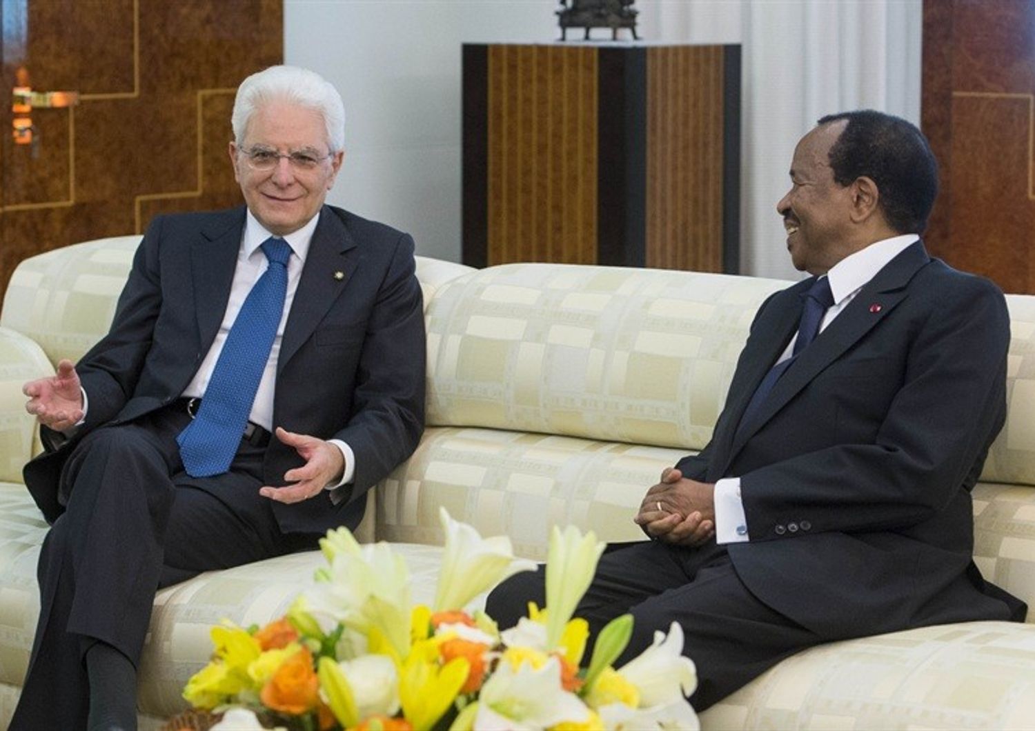 &nbsp;Camerun a Mattarella a Yaound&egrave; con il colloquio con il Presidente della Repubblica del Camerun, Paul Biya