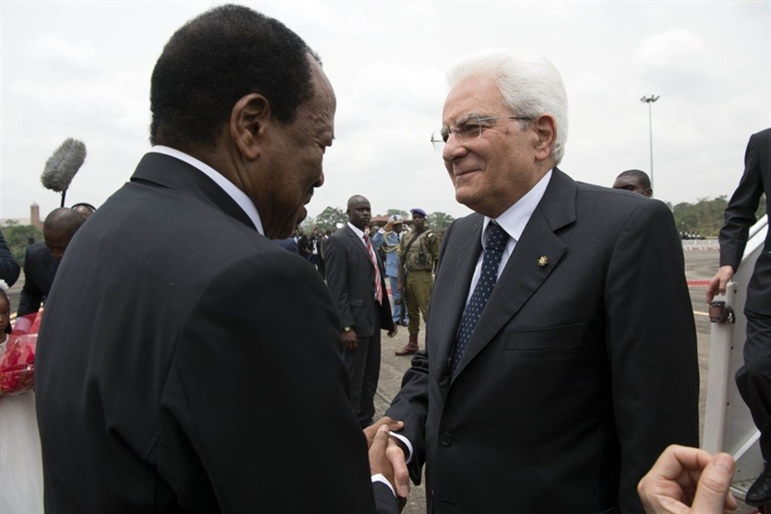 &nbsp;Il Presidente Sergio Mattarella e il Presidente del Camerun, Paul Biya