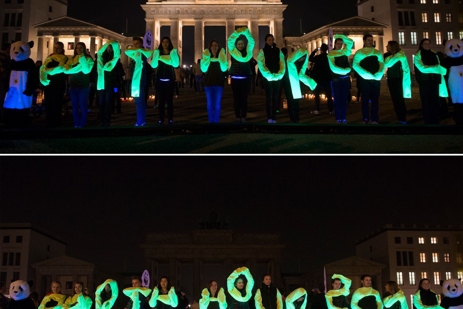 Berlino, Porta di Brandenburgo (Afp)