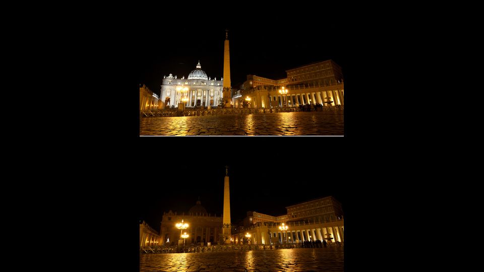 Roma, Piazza San Pietro (Afp)