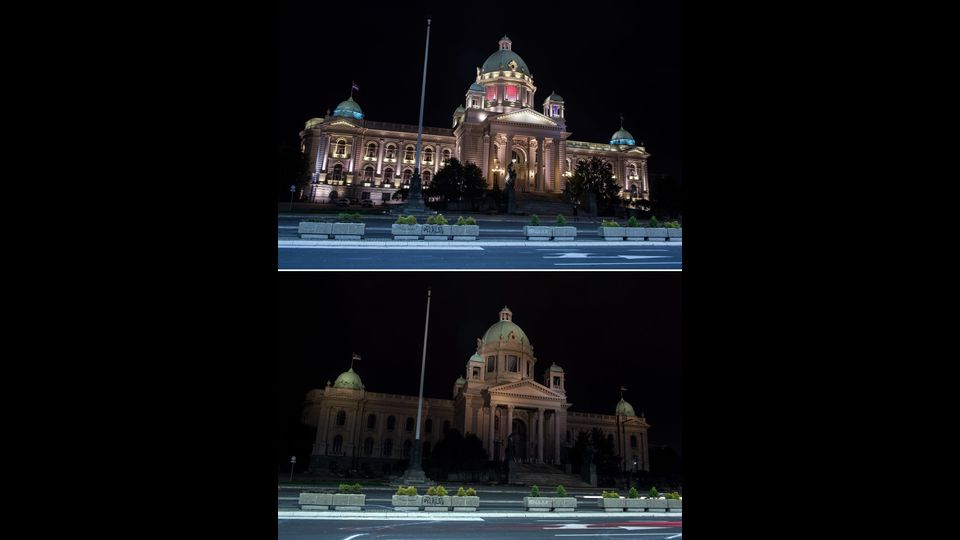 Serbia, Palazzo dell'Assemblea Nazionale (Afp)