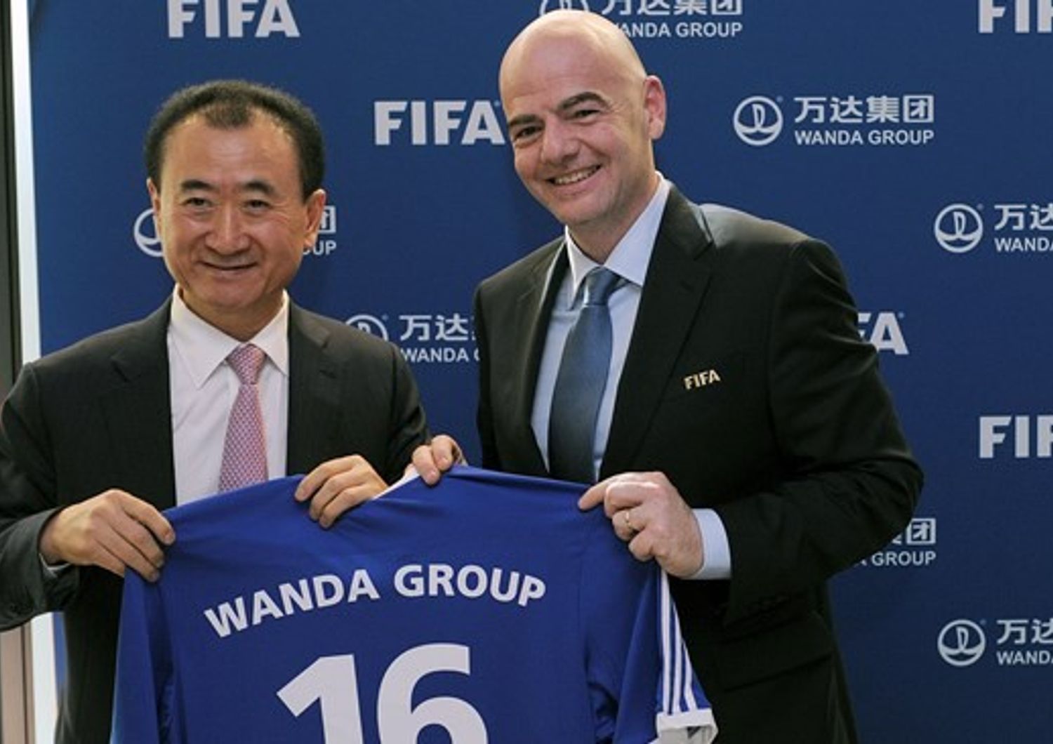 &nbsp;Colosso Wanda sponsor Fifa Infantino&nbsp;