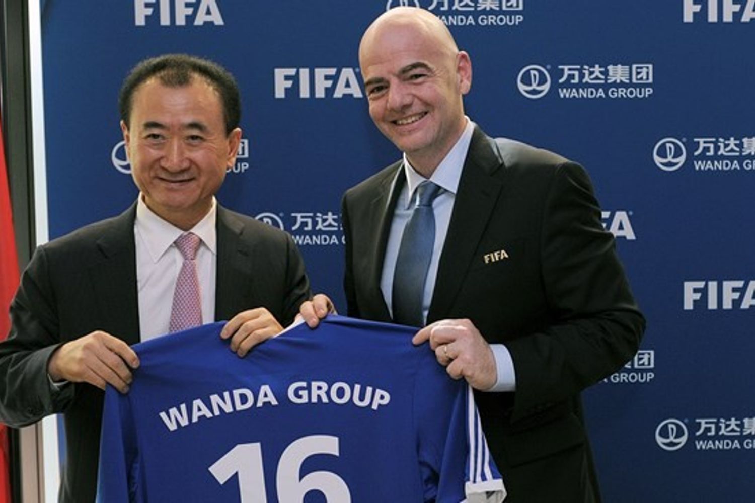 &nbsp;Colosso Wanda sponsor Fifa Infantino&nbsp;