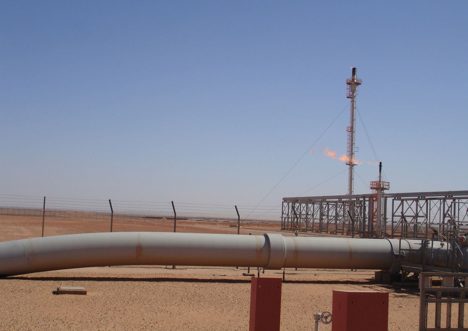 Algeria Krechba gas (Afp)
