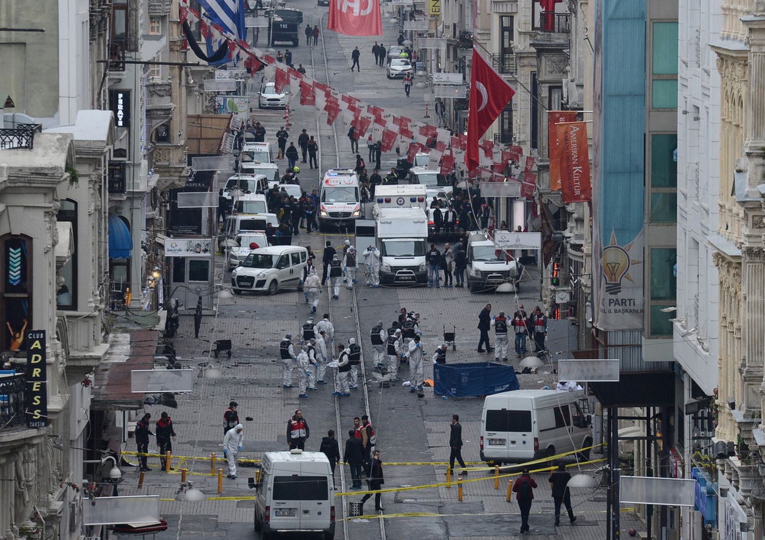 &nbsp;Istanbul attentato (Afp)