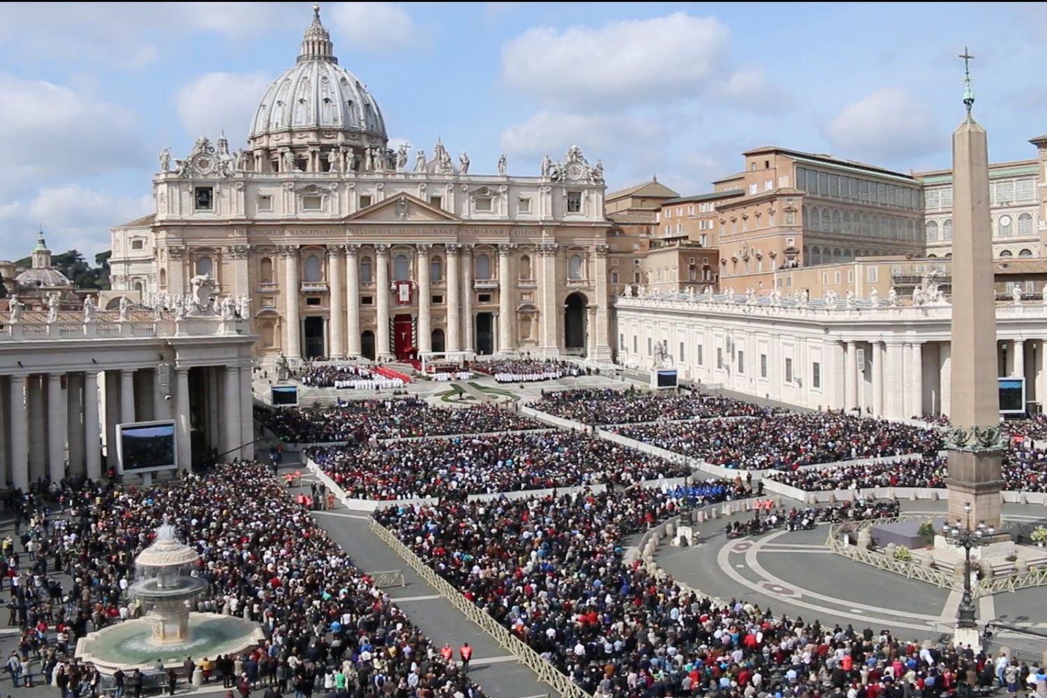 papa domenica delle Palme Piazza San Pietro (Foto Battistuzzi)