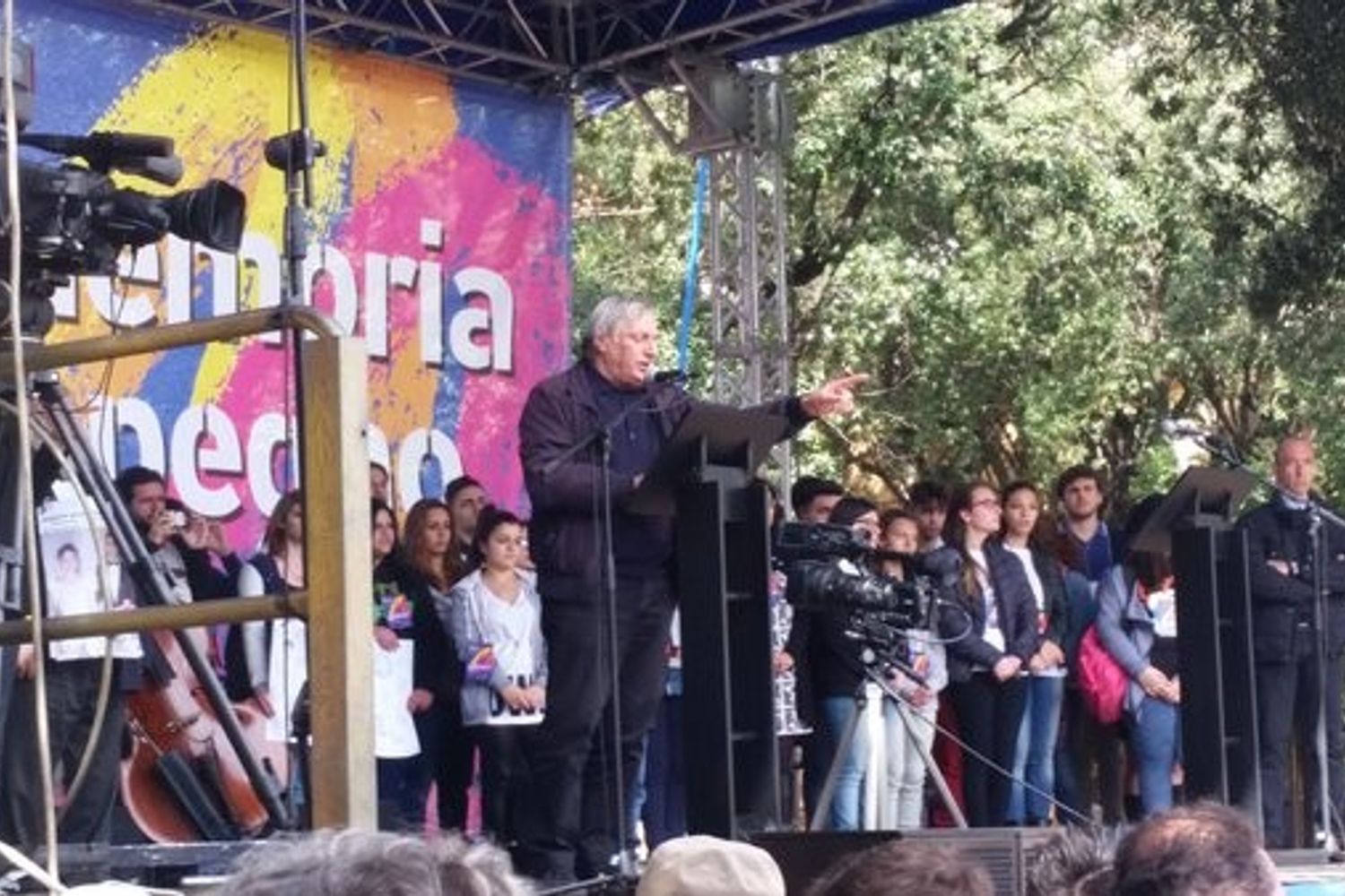 &nbsp;Don Ciotti ass. Libera contro le mafie (foto twitter)