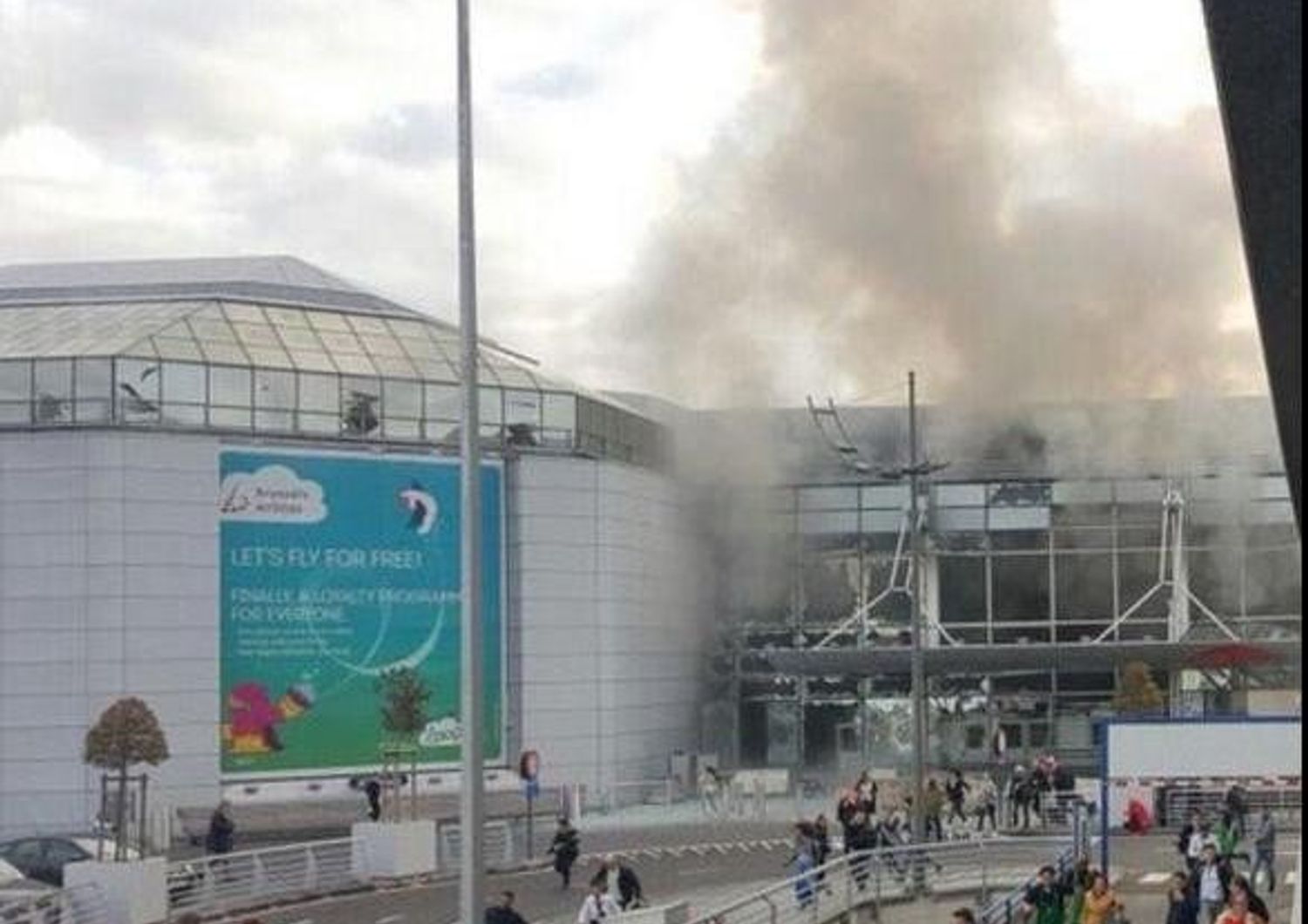 attentato aeroporto Bruxelles (da twitter)&nbsp;