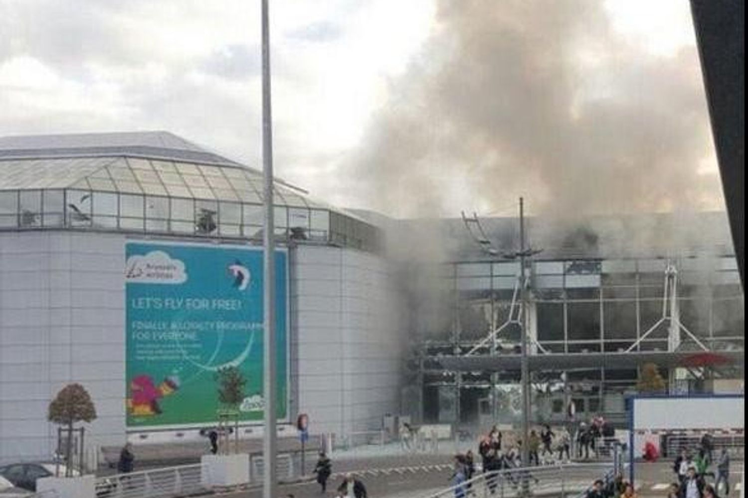 attentato aeroporto Bruxelles (da twitter)&nbsp;