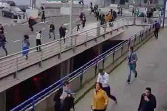 attentato aeroporto Bruxelles (da twitter)&nbsp;