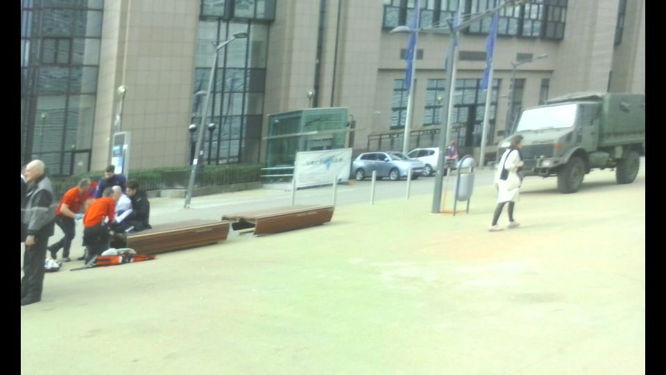 attentato Bruxelles soccorsi (foto emanuele Bonini)&nbsp;