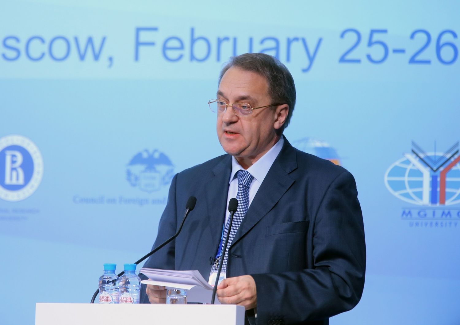 Russia ice ministro degli Esteri &nbsp;Mikhail Bogdanov - afp