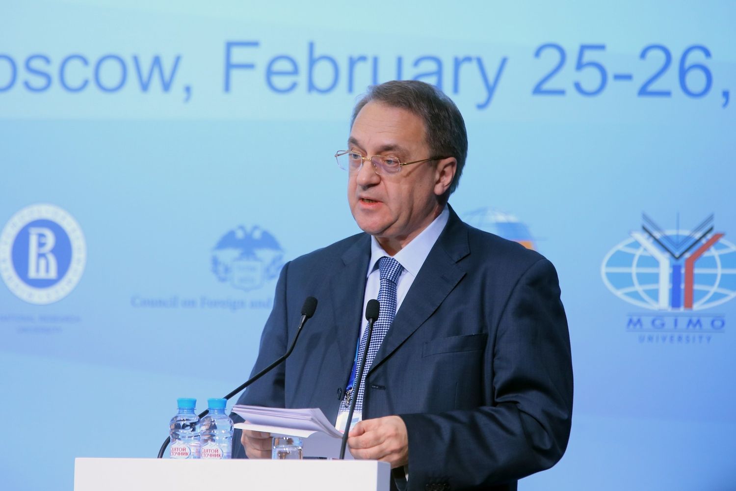 Russia ice ministro degli Esteri &nbsp;Mikhail Bogdanov - afp