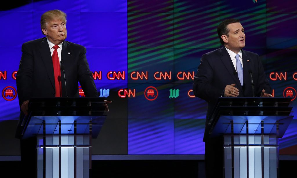 Trump - Cruz (Afp)&nbsp;