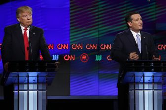Trump - Cruz (Afp)&nbsp;