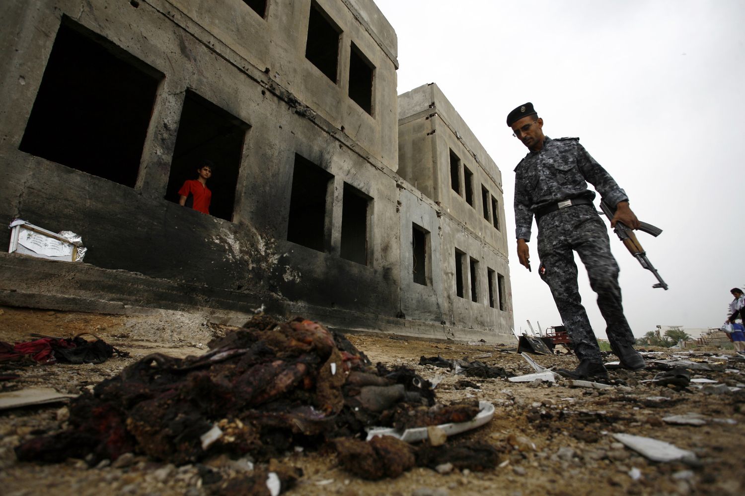 attentato bomba Bagdad Iraq (afp)&nbsp;