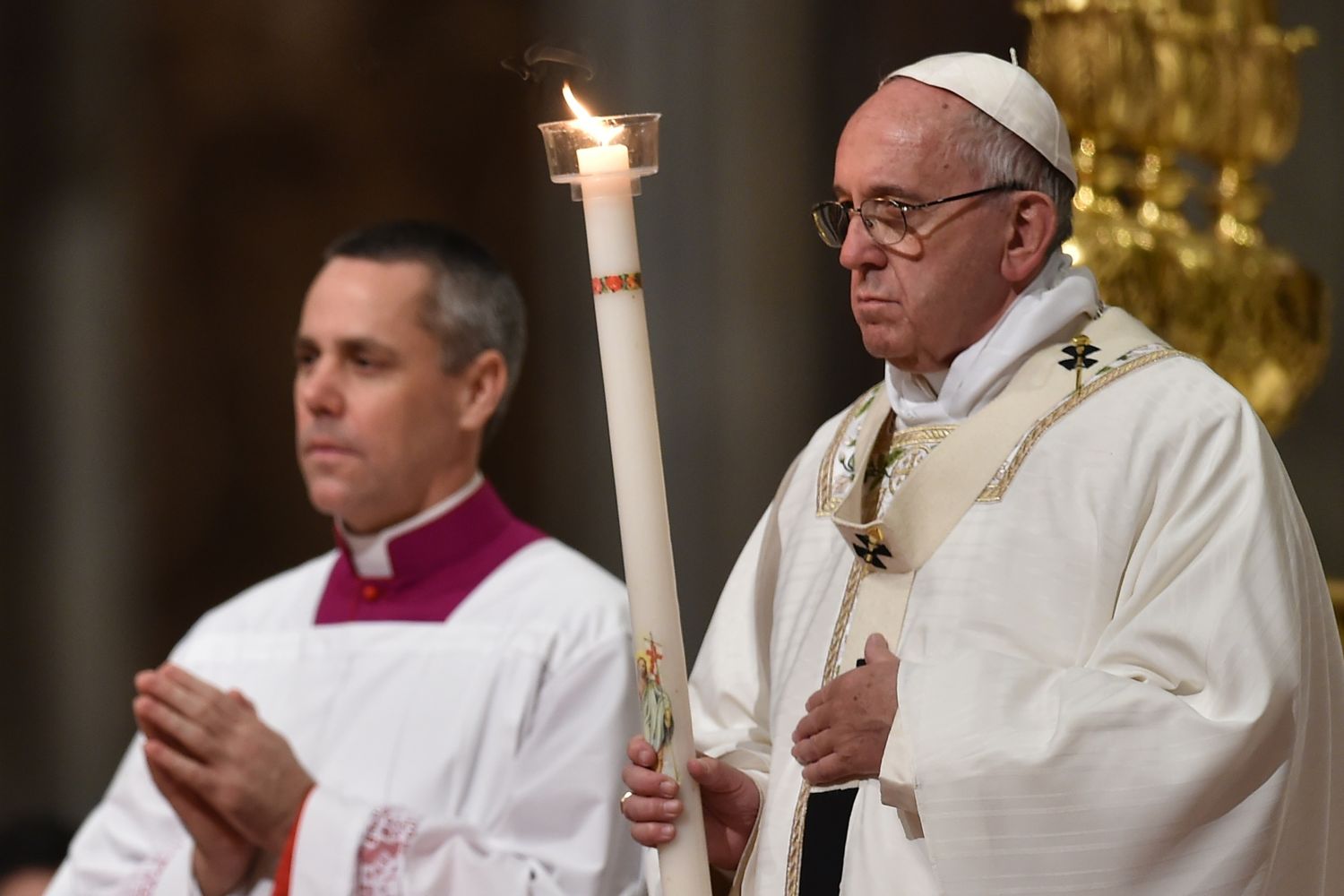&nbsp;Papa Francesco, veglia pasquale