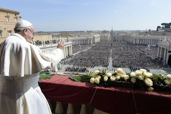 &nbsp;Papa Pasqua Piazza San Pietro - afp