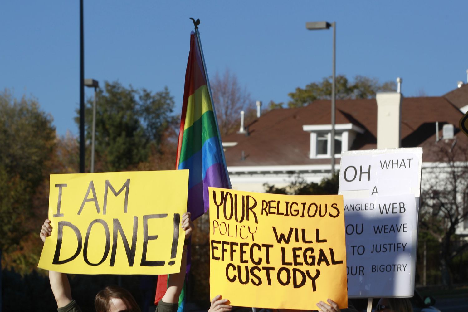 &nbsp;Usa gay cartelloni - afp