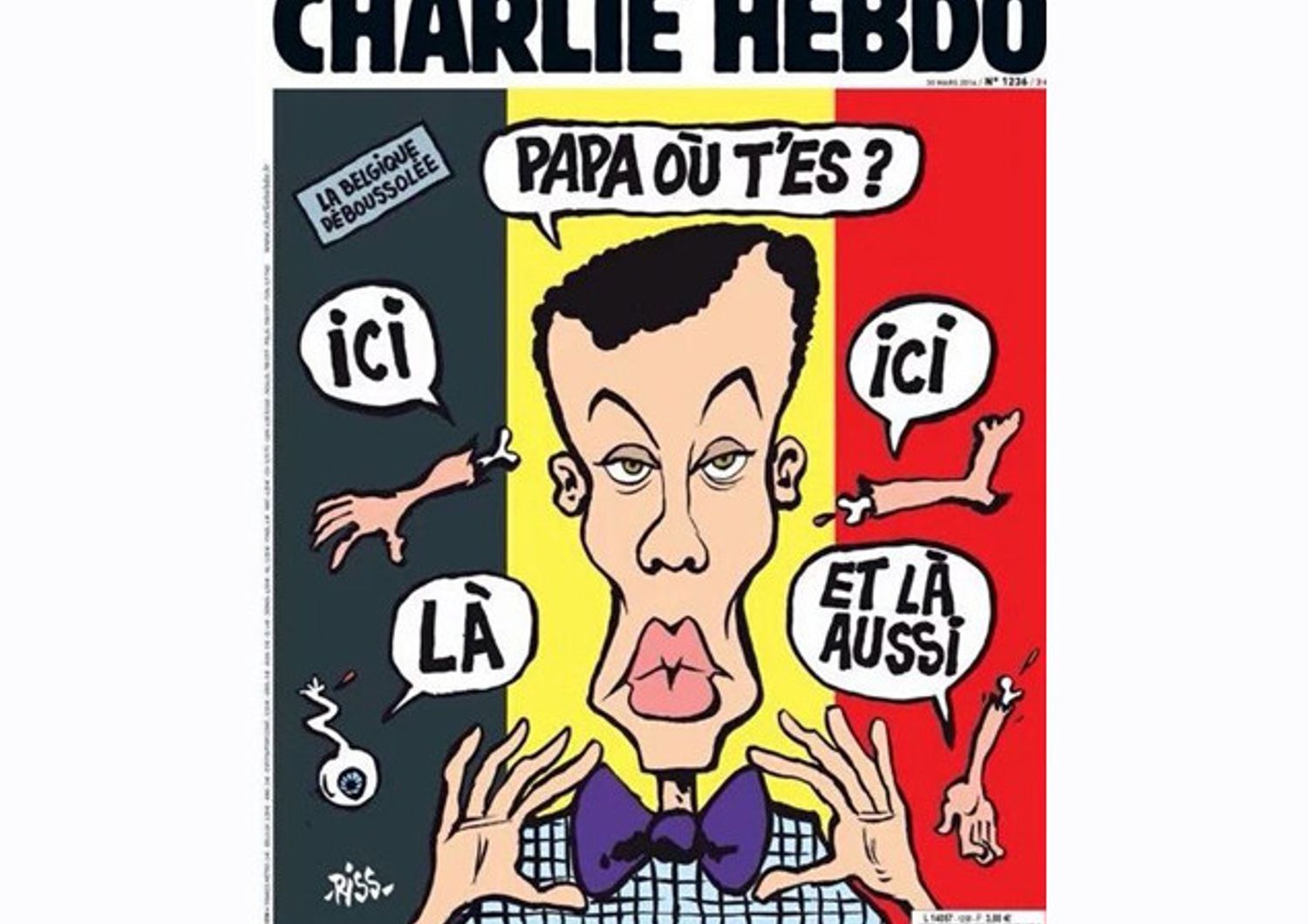 Copertina Charlie Hebo (twitter)&nbsp;