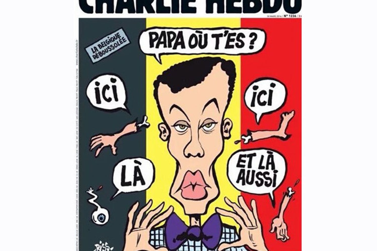 Copertina Charlie Hebo (twitter)&nbsp;