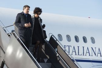 &nbsp;Renzi in Usa con la moglie - twitter