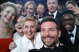 &nbsp;Notte Oscar selfie attori