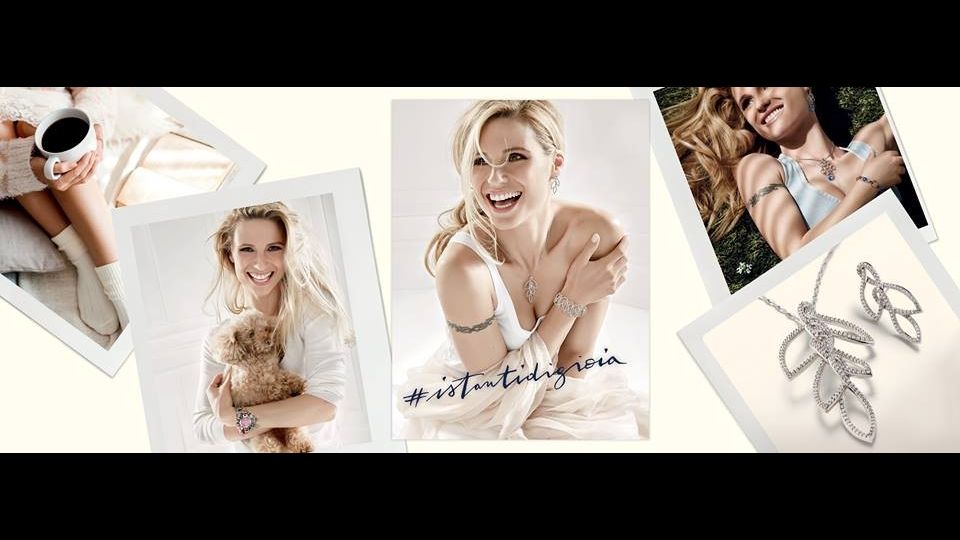 Michelle Hunziker testimonial per Morellato (Foto Facebook))