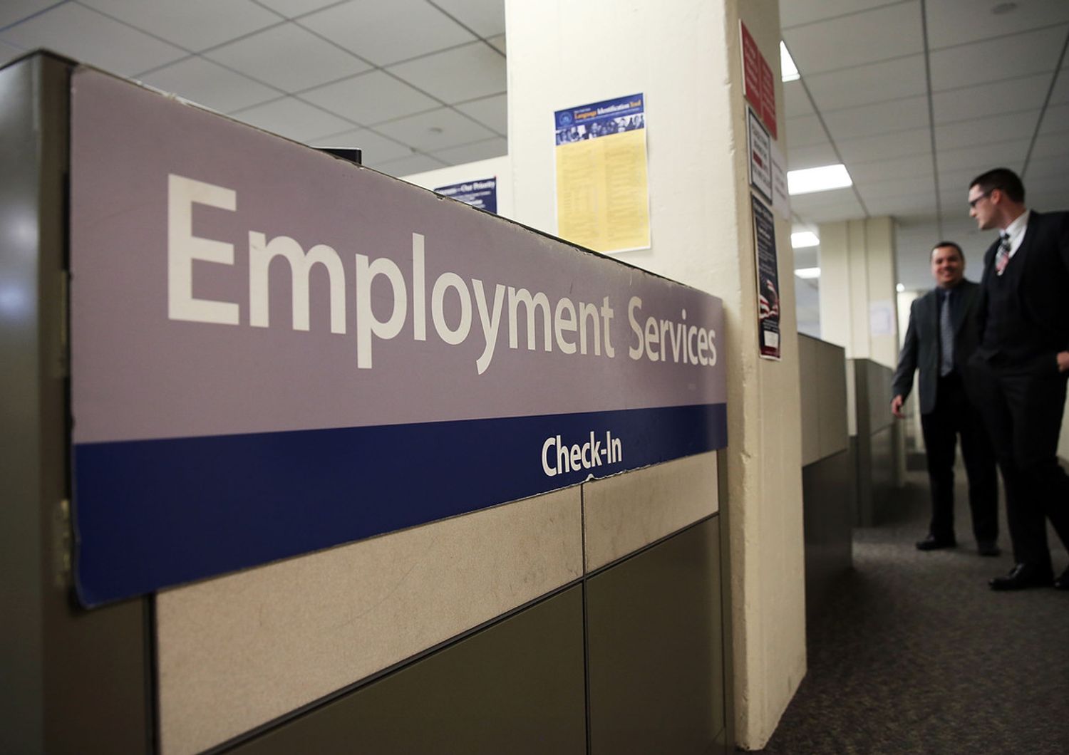 &nbsp;Usa lavoro disoccupazione ufficio di collocamento occupazione - afp
