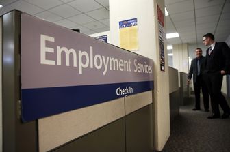 &nbsp;Usa lavoro disoccupazione ufficio di collocamento occupazione - afp