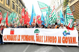 &nbsp; Sindacati, pensionati, in piazza contro la legge Fornero