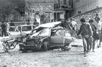 Una immagine dell'attentato di Pizzolungo&nbsp;