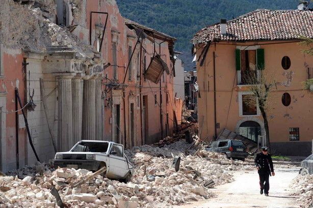 &nbsp;Terremoto sisma Abruzzo L'Aquila 6 aprile 2009 - foto mediamanager