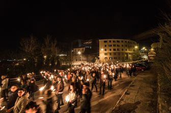 &nbsp;L'Aquila, a sette anni dal sisma fiaccolata in ricordo vittime