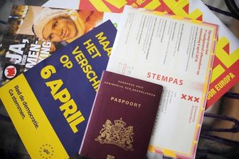 &nbsp;Olanda voto referendum Ucraina Ue ad Amsterdam - afp