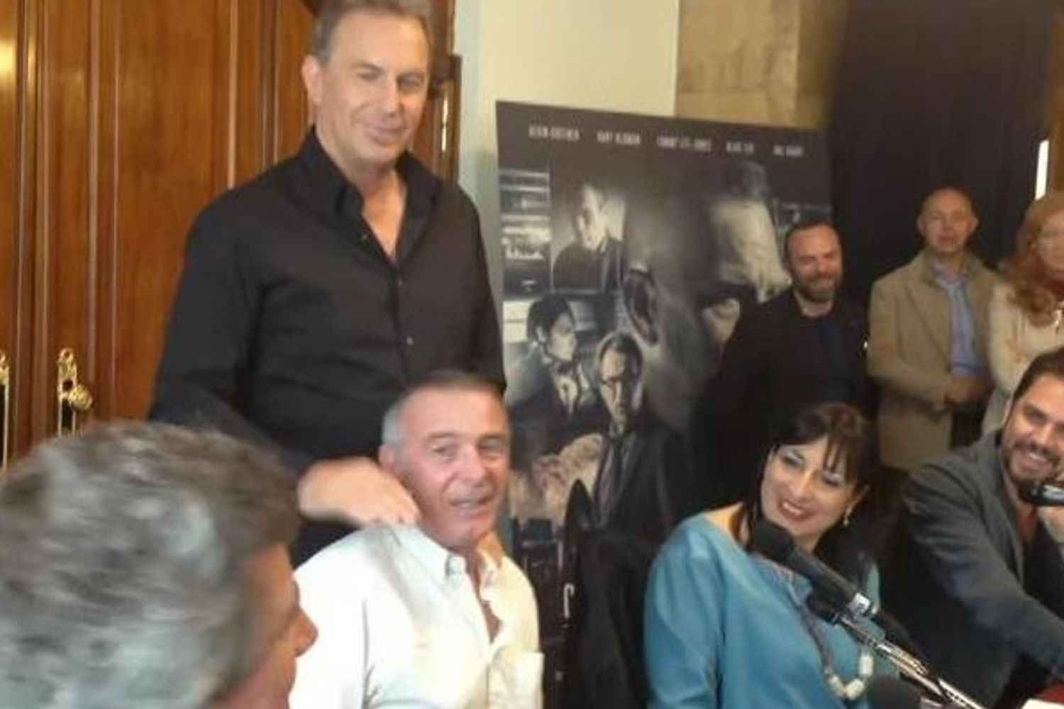 Kavin Costner con Mario Michisanti&nbsp;