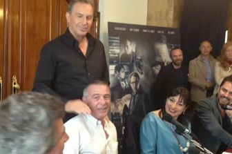 Kavin Costner con Mario Michisanti&nbsp;