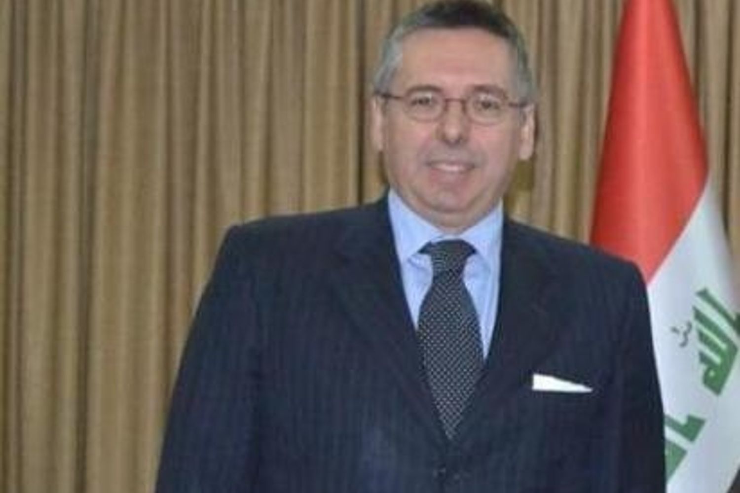 Marco Carnelos (foto da Twitter)&nbsp;