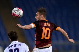 &nbsp; Calcio serie A Roma Bologna Totti - afp
