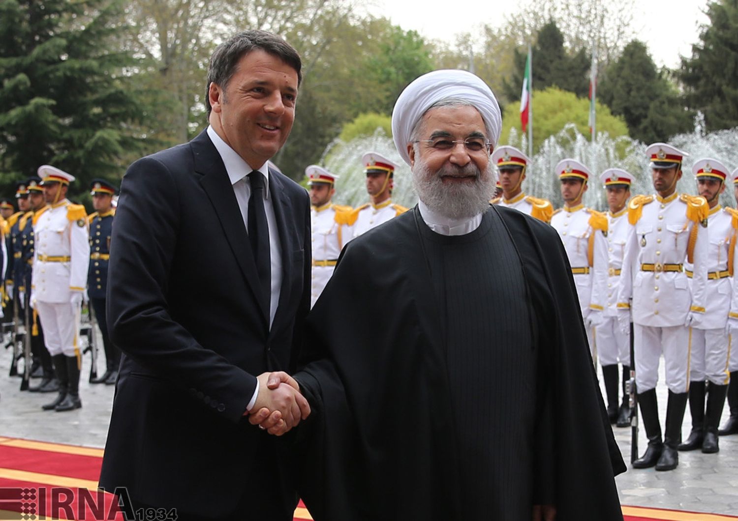 Renzi a Teheran (irna)&nbsp;