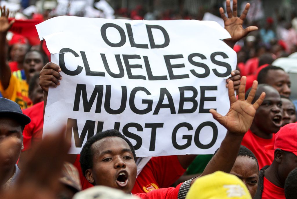 &nbsp;Zimbabwe, manifestazione anti-Mugabe