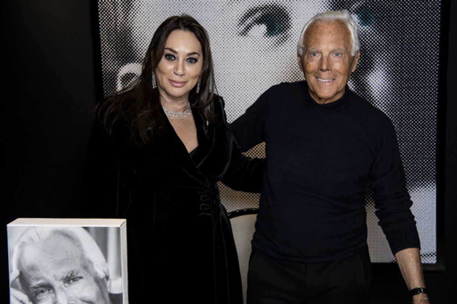 Giorgio Armani e Alla Verber&nbsp;